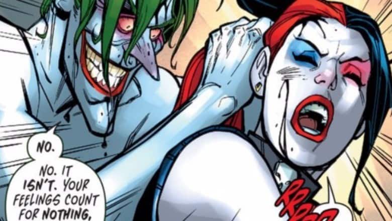 Joker and harley abuse